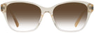 Square Transparent Beige Ralph Lauren 6236U w/ Gradient Progressive Reading Sunglasses View #2