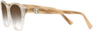 Square Transparent Beige Ralph Lauren 6236U w/ Gradient Progressive Reading Sunglasses View #3