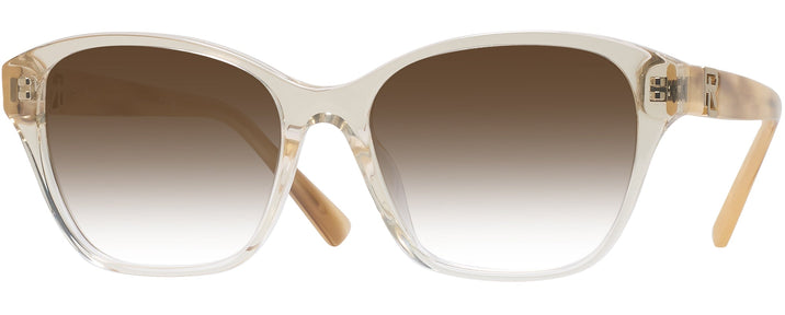 Square Transparent Beige Ralph Lauren 6236U w/ Gradient Progressive Reading Sunglasses View #1