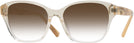 Square Transparent Beige Ralph Lauren 6236U w/ Gradient Progressive Reading Sunglasses View #1