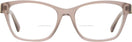 Rectangle Transparent Taupe Grey Ralph Lauren 6243 Bifocal View #2