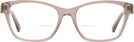 Rectangle Transparent Taupe Grey Ralph Lauren 6243 Bifocal View #2