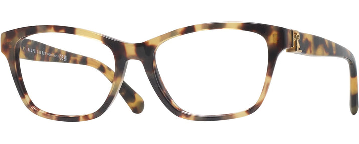 Rectangle Spotty Havana Ralph Lauren 6243 Computer Style Progressive View #1