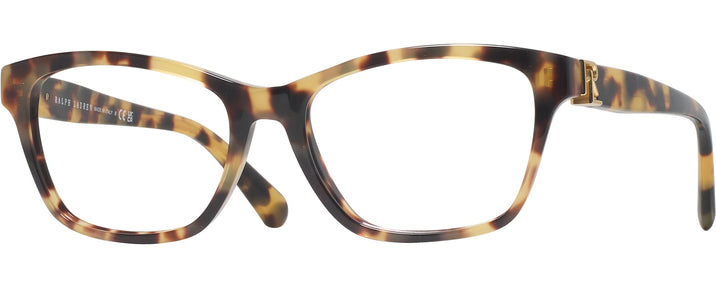 Rectangle Spotty Havana Ralph Lauren 6243 Single Vision Full Frame View #1