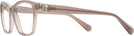 Rectangle Transparent Taupe Grey Ralph Lauren 6243 Single Vision Full Frame View #3
