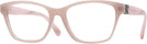 Rectangle Opaline Mauve Ralph Lauren 6243 Single Vision Full Frame View #1