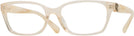 Rectangle Transparent Light Brown Ralph Lauren 6244U Computer Style Progressive View #1