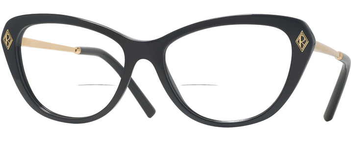 Cat Eye Black Ralph Lauren 6245 Bifocal View #1