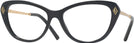 Cat Eye Black Ralph Lauren 6245 Single Vision Full Frame View #1