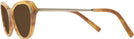Cat Eye Light Havana Ralph Lauren 6245 Progressive No-Line Reading Sunglasses View #3