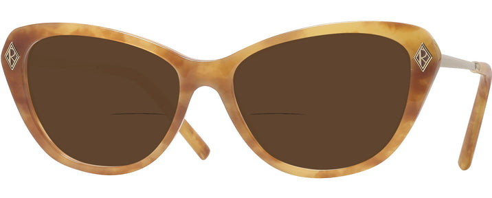 Cat Eye Light Havana Ralph Lauren 6245 Bifocal Reading Sunglasses View #1