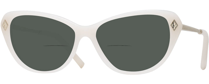 Cat Eye Opaline Milky Ralph Lauren 6245 Bifocal Reading Sunglasses View #1