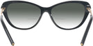 Cat Eye Black Ralph Lauren 6245 w/ Gradient Bifocal Reading Sunglasses View #4