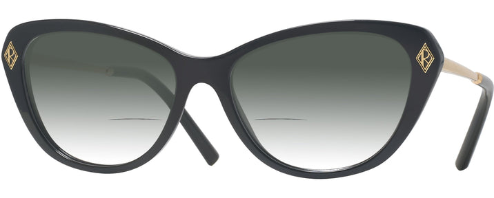 Cat Eye Black Ralph Lauren 6245 w/ Gradient Bifocal Reading Sunglasses View #1