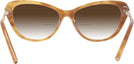 Cat Eye Light Havana Ralph Lauren 6245 w/ Gradient Bifocal Reading Sunglasses View #4