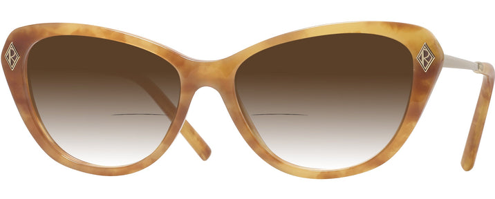 Cat Eye Light Havana Ralph Lauren 6245 w/ Gradient Bifocal Reading Sunglasses View #1