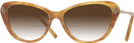 Cat Eye Light Havana Ralph Lauren 6245 w/ Gradient Bifocal Reading Sunglasses View #1