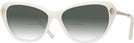 Cat Eye Opaline Milky Ralph Lauren 6245 w/ Gradient Bifocal Reading Sunglasses View #1