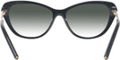 Cat Eye Black Ralph Lauren 6245 w/ Gradient Progressive Reading Sunglasses View #4
