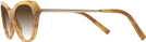 Cat Eye Light Havana Ralph Lauren 6245 w/ Gradient Progressive Reading Sunglasses View #3