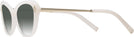 Cat Eye Opaline Milky Ralph Lauren 6245 w/ Gradient Progressive Reading Sunglasses View #3