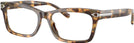 Rectangle Spotty Havana Ralph Lauren 6255U Single Vision Full Frame View #1
