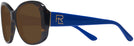 Oversized Shiny Dark Havana Ralph Lauren 8144 Progressive Reading Sunglasses View #3