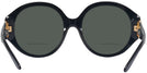 Round Shiny Black Ralph Lauren 8188Q Bifocal Reading Sunglasses View #4