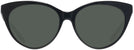 Cat Eye Shiny Black Ralph Lauren 8195B Progressive Reading Sunglasses View #2