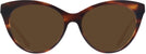 Cat Eye Shiny Striped Havana Ralph Lauren 8195B Progressive Reading Sunglasses View #2