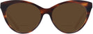 Cat Eye Shiny Striped Havana Ralph Lauren 8195B Bifocal Reading Sunglasses View #2