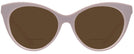 Cat Eye Shiny Mauve Ralph Lauren 8195B Bifocal Reading Sunglasses View #2