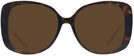 Oversized Shiny Havana Ralph Lauren 8196BU Progressive Reading Sunglasses View #2