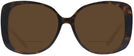 Oversized Shiny Havana Ralph Lauren 8196BU Bifocal Reading Sunglasses View #2