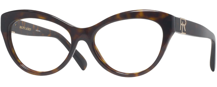 Cat Eye Havana Ralph Lauren 8213 Single Vision Full Frame View #1