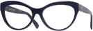 Cat Eye Blue Ralph Lauren 8213 Progressive No-Lines View #1