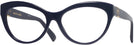 Cat Eye Blue Ralph Lauren 8213 Single Vision Full Frame View #1