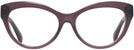 Cat Eye Transparent Violet Ralph Lauren 8213 Single Vision Full Frame View #2