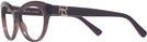 Cat Eye Transparent Violet Ralph Lauren 8213 Single Vision Full Frame View #3