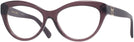Cat Eye Transparent Violet Ralph Lauren 8213 Single Vision Full Frame View #1