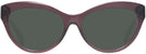Cat Eye Transparent Violet Ralph Lauren 8213 Progressive Reading Sunglasses View #2
