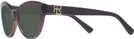 Cat Eye Transparent Violet Ralph Lauren 8213 Progressive Reading Sunglasses View #3