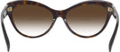 Cat Eye Havana Ralph Lauren 8213 w/ Gradient Bifocal Reading Sunglasses View #4