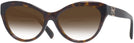 Cat Eye Havana Ralph Lauren 8213 w/ Gradient Bifocal Reading Sunglasses View #1