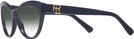 Cat Eye Blue Ralph Lauren 8213 w/ Gradient Bifocal Reading Sunglasses View #3