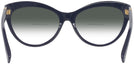 Cat Eye Blue Ralph Lauren 8213 w/ Gradient Bifocal Reading Sunglasses View #4