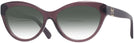 Cat Eye Transparent Violet Ralph Lauren 8213 w/ Gradient Bifocal Reading Sunglasses View #1