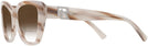 Butterfly Pink Oyster Ralph Lauren 8216U w/ Gradient Bifocal Reading Sunglasses View #3