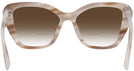Butterfly Pink Oyster Ralph Lauren 8216U w/ Gradient Bifocal Reading Sunglasses View #4
