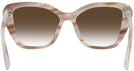 Butterfly Pink Oyster Ralph Lauren 8216U w/ Gradient Progressive Reading Sunglasses View #4